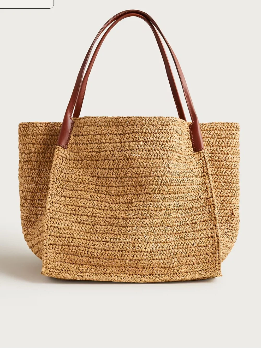 NWT J.Crew Large handknotted packable tote bag - Picture 9 of 11
